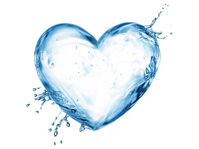 The heart is of water