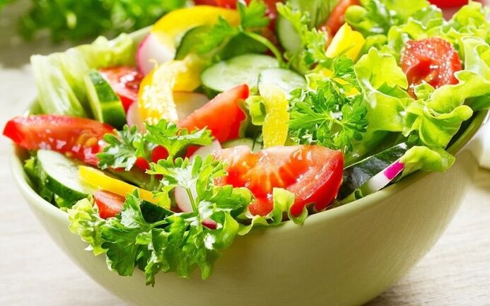 vegetable salad to lose weight
